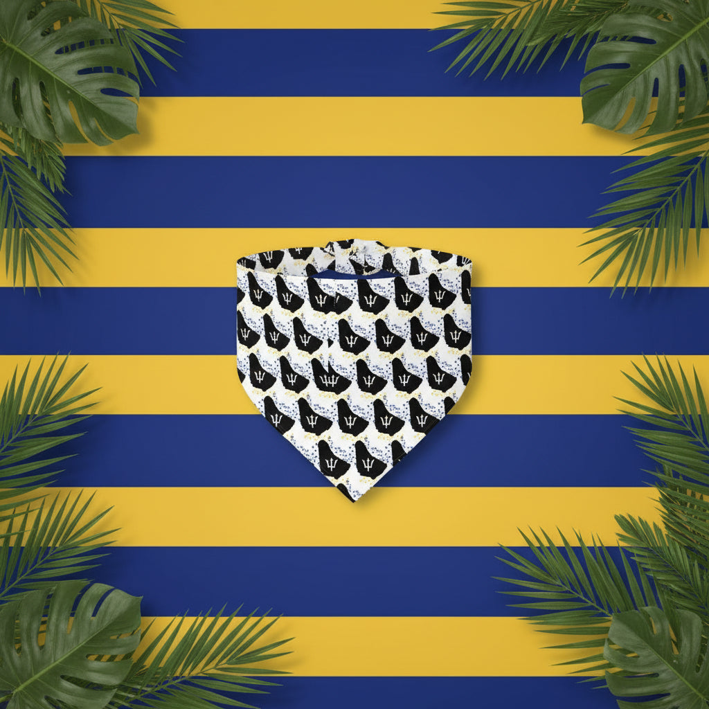 Barbadian Pride Pet Bandana