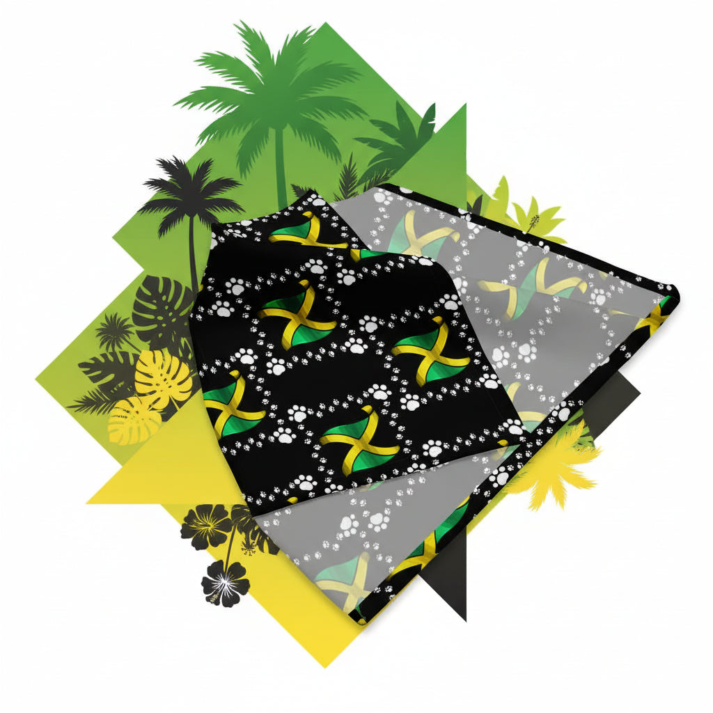 Jamaican Pride Pet Bandana