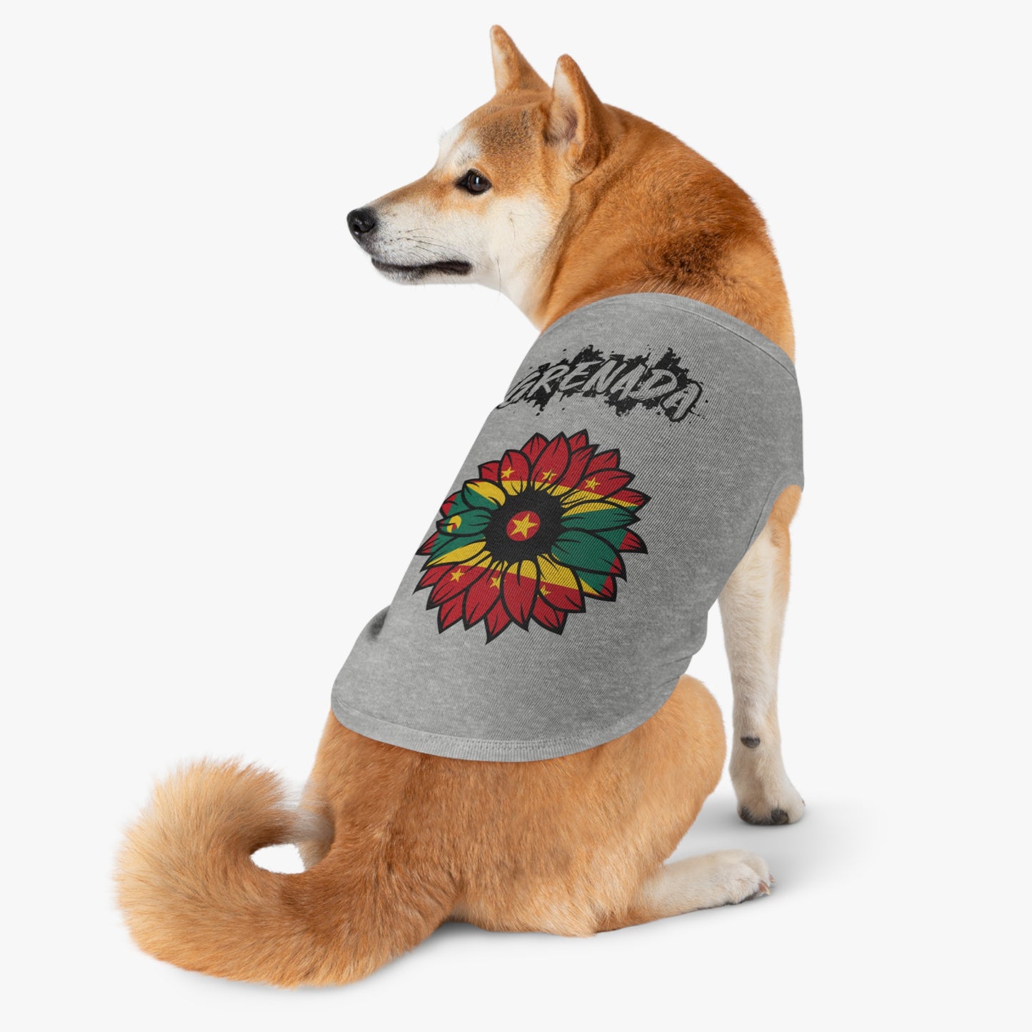 Grenada Sunflower Pet Tank Top