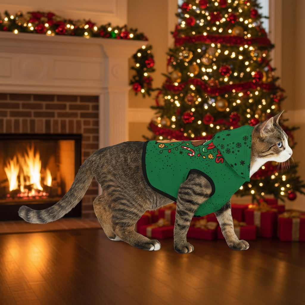 Merry Woofmas Holiday Pet Hoodie