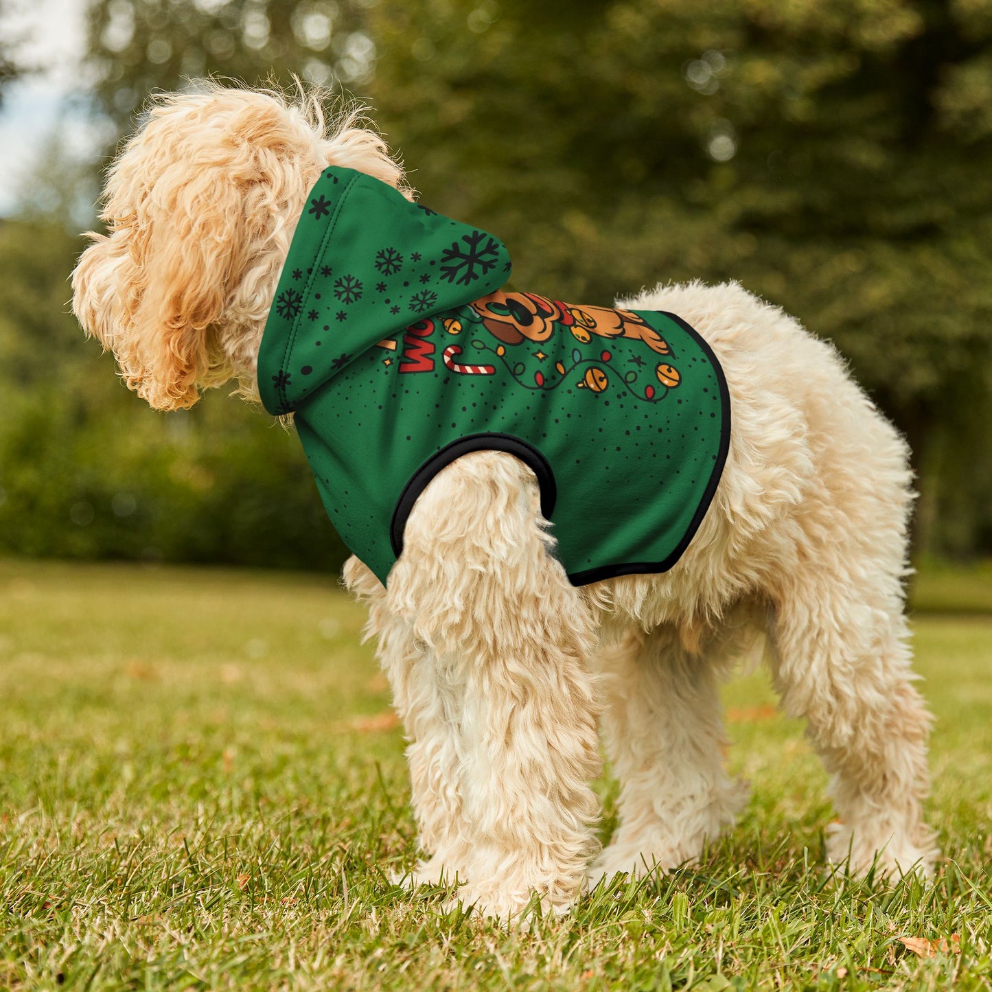 Merry Woofmas Holiday Pet Hoodie