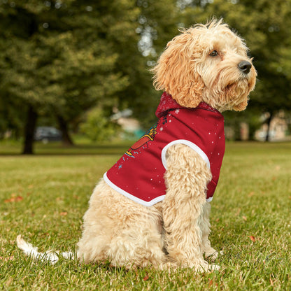 Santa Paw Sleigh Holiday Pet Hoodie