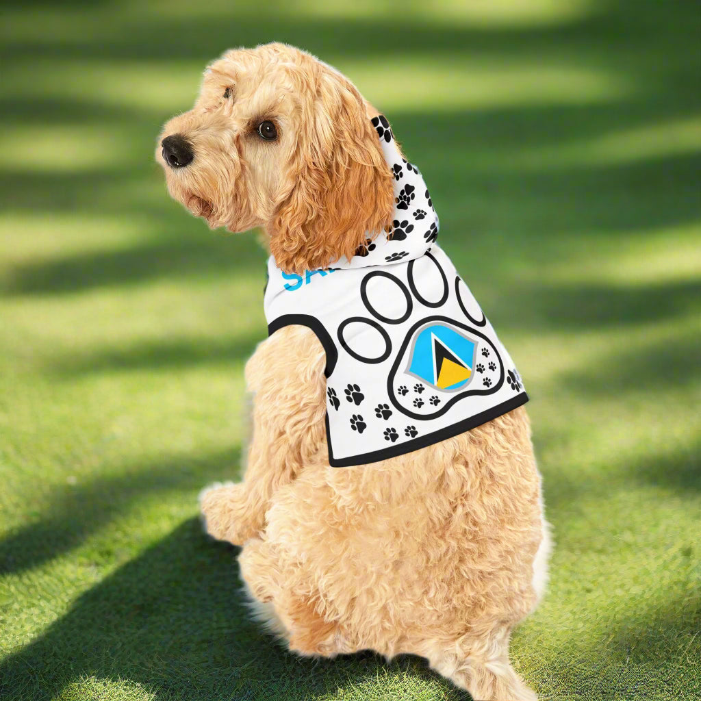 I Paw St. Lucia Pet Hoodie