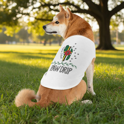 Nature Island Paw Drip Tank Top