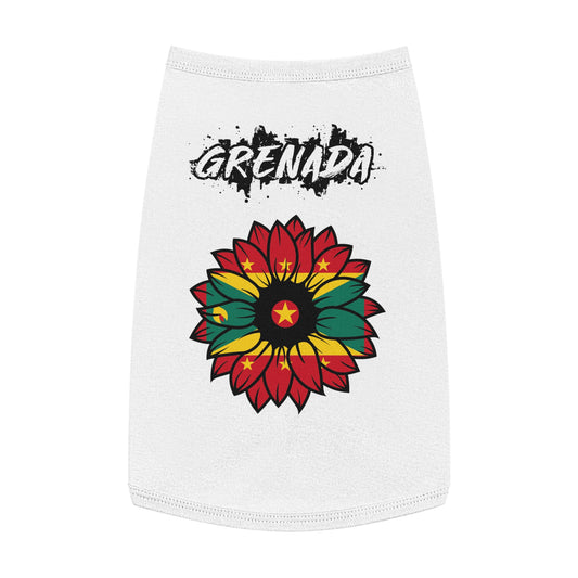 Grenada Sunflower Pet Tank Top