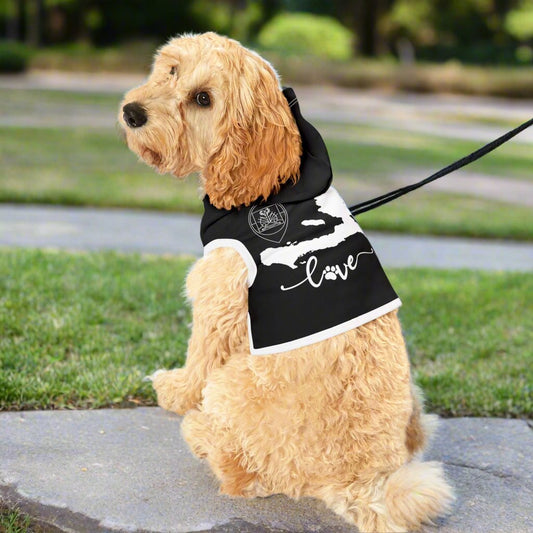 Locate Haiti Love Pet Hoodie