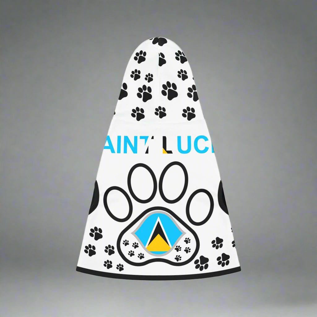 I Paw St. Lucia Pet Hoodie