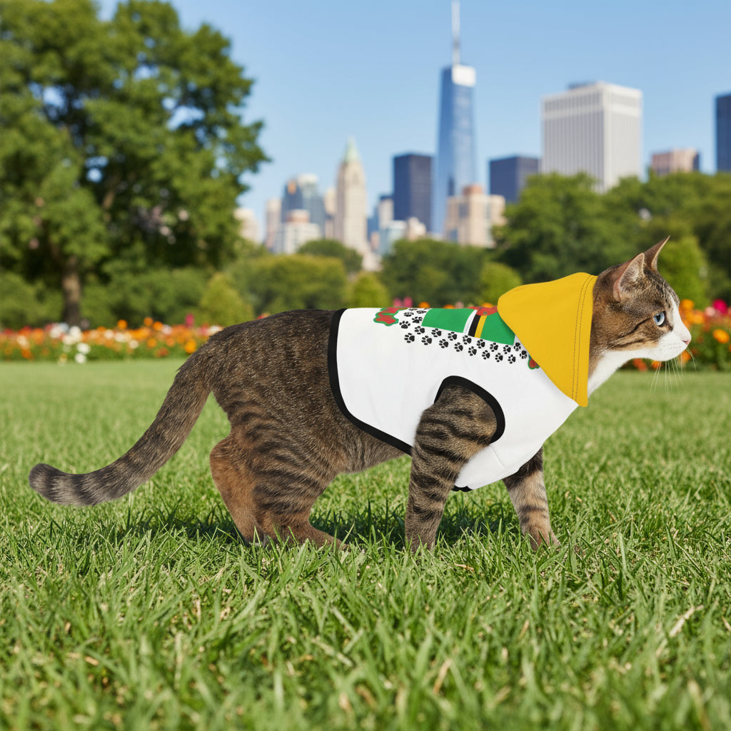 Dominica Roots, Island Strut Pet Hoodie