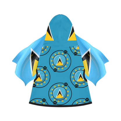 St. Lucia Paw Pride Pet Hoodie