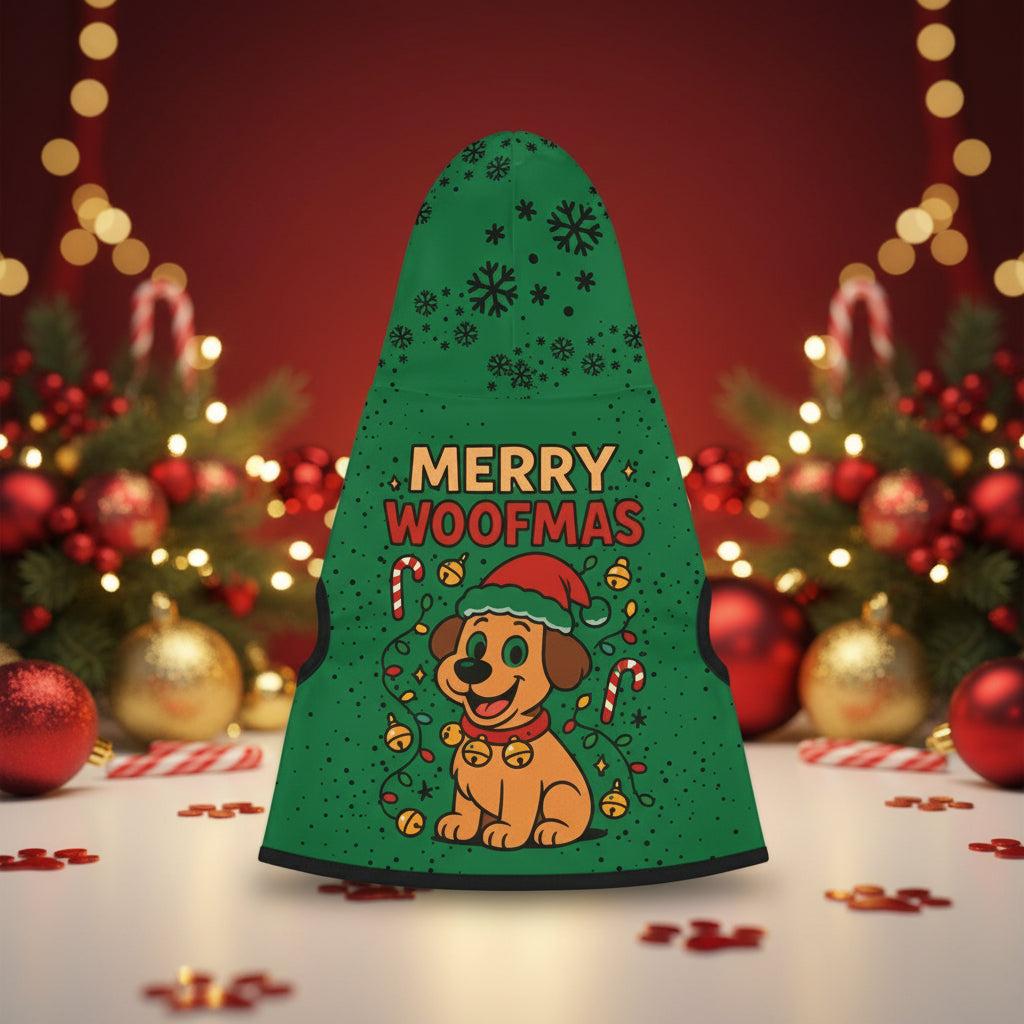 Merry Woofmas Holiday Pet Hoodie