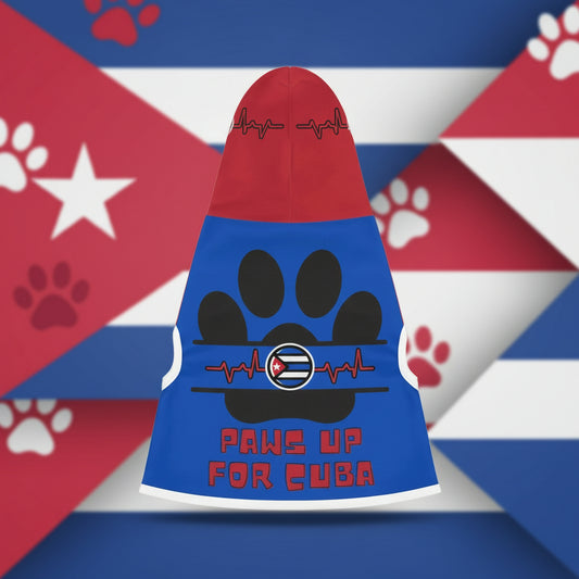 Paws Up for Cuba Pet Hoodie