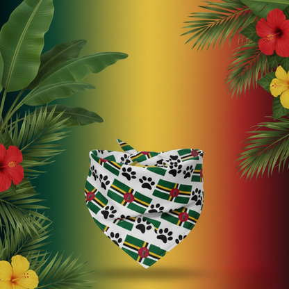 Nature Island Pawprint Bandana
