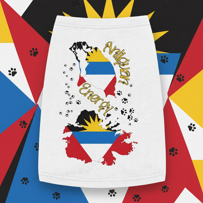 White skirt with colorful design on a sandy background