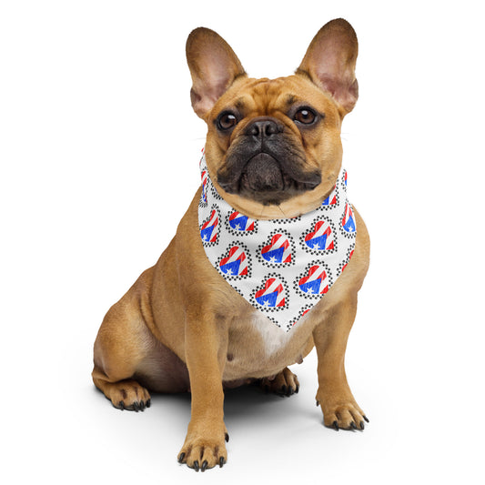 Puerto Rican Pride Pet Bandana