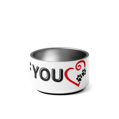 I Woof You Pet Bowl