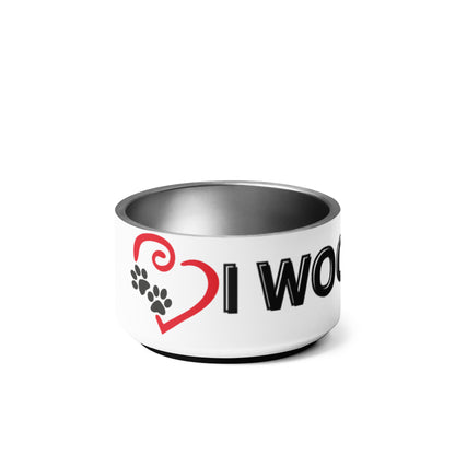 I Woof You Pet Bowl